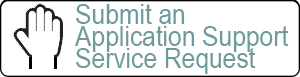 Submit an Application Support Service Request