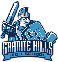 Granite Hills High School Logo with Eagle