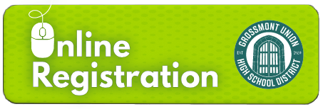 Online New Student Registration Button